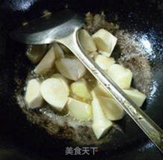 无头虾烧茭白的做法步骤：7