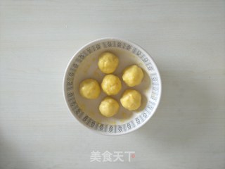 奶黄青团的做法步骤：9