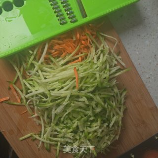 豆腐萝卜丸子的做法步骤：2