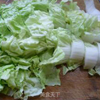 咸肉丝瓜炒五号菜的做法步骤：5