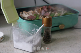 双蔬炒鸭胗的做法步骤：7