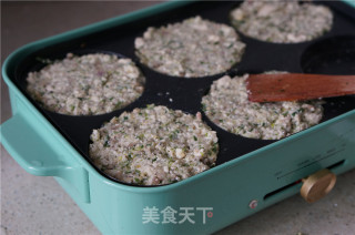 蛤肉胡葱饼的做法步骤：5