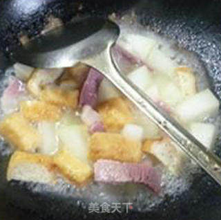 油豆腐咸肉双瓜的做法步骤：13
