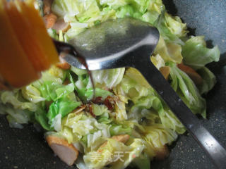 甜不辣炒牛心菜的做法步骤：9