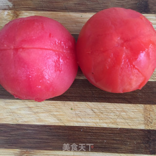 番茄玉脂豆腐汤的做法步骤：1