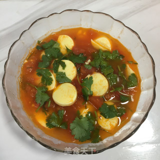 番茄玉脂豆腐汤的做法步骤：7