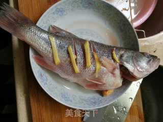 清蒸鲈鱼的做法步骤：3
