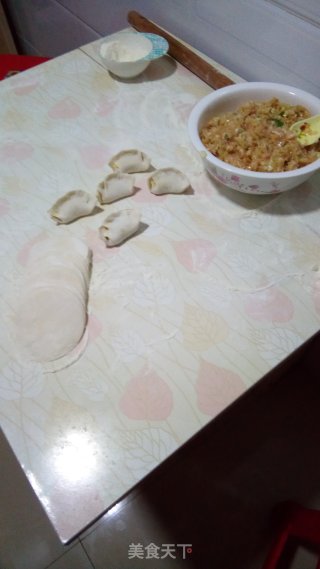 白菜猪肉馅饺子的做法步骤：4