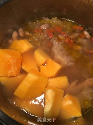 木瓜花生雪耳鸡汤的做法步骤：10