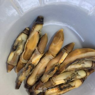 蛏王拌黄瓜条的做法步骤：3