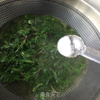 菊花芽蛋汤的做法步骤：9