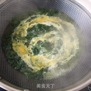 菊花芽蛋汤的做法步骤：13