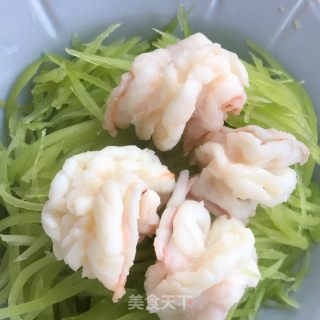 莴笋富贵虾的做法步骤：6