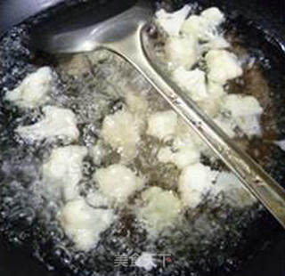 虾仁丝瓜炒花菜的做法步骤：6