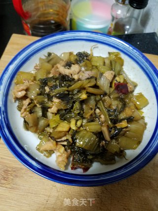 酸菜辣炒肉片的做法步骤：5