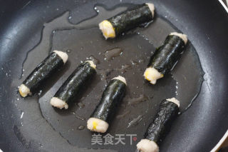 海苔鸡肉卷的做法步骤：6