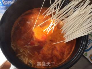 番茄浓汤面的做法步骤：6