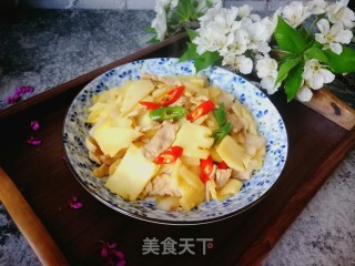 春笋炒肉片的做法步骤：14