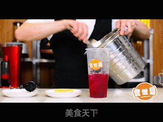 誉世晨冷饮技术培训——日落仙人掌教程的做法步骤：4