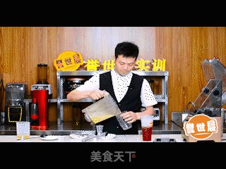 誉世晨冷饮技术培训——日落仙人掌教程的做法步骤：7
