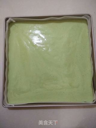 抹茶方块蛋糕的做法步骤：6