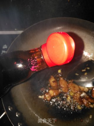 白菜木耳炒五花肉的做法步骤：8