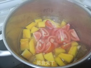 南瓜西红柿薏米汤的做法步骤：6