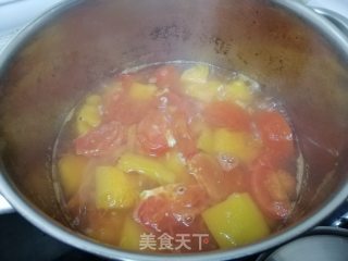 南瓜西红柿薏米汤的做法步骤：7