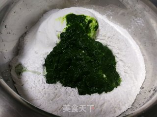 艾草青团的做法步骤：5