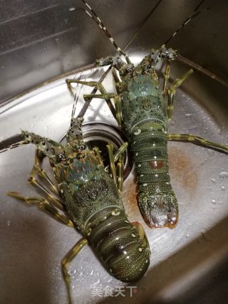 清蒸原味龙虾的做法步骤：1
