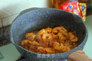 虾仁面筋的做法步骤：14