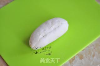 红豆奶油餐包的做法步骤：7