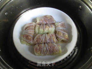 大白菜肉末卷的做法步骤：10