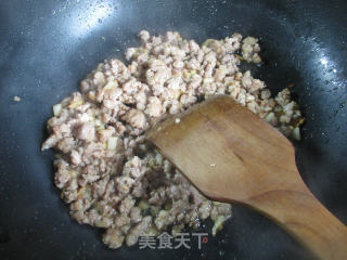 肉末炒青豆的做法步骤：7