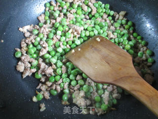 肉末炒青豆的做法步骤：8