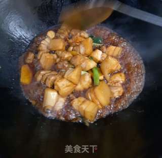 百叶结烧肉的做法步骤：7
