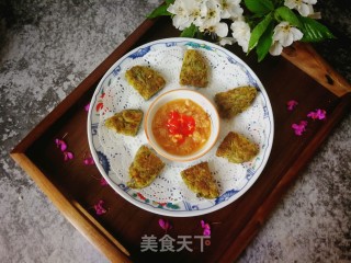 香煎榆钱窝窝的做法步骤：8