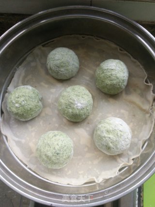 艾叶芝麻糖包子的做法步骤：11