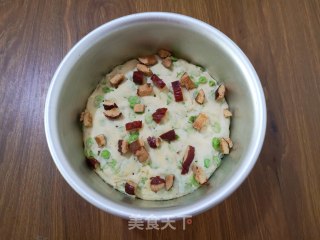 榆钱玉米面发糕的做法步骤：9