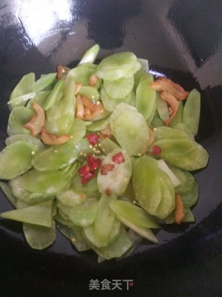 腊味莴苣片的做法步骤：4