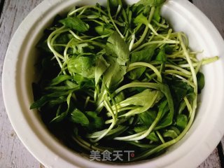 辣炒马兰头的做法步骤：1