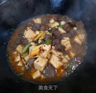 鸭血烧豆腐的做法步骤：8