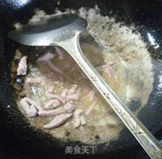 瘦肉丝土豆炒带豆的做法步骤：6
