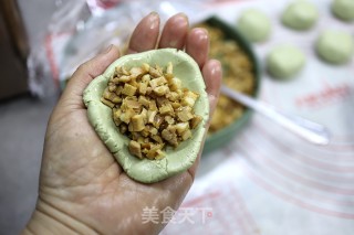 春笋豆干猪肉青团的做法步骤：12