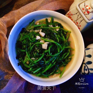 蒜香茼蒿的做法步骤：8