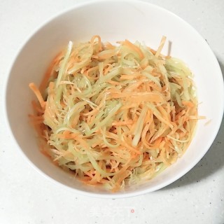 凉拌青红丝的做法步骤：5