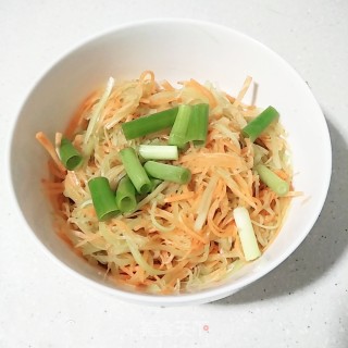 凉拌青红丝的做法步骤：6