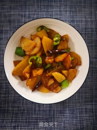 尖椒土豆片的做法步骤：7