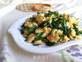韭菜炒蛋的做法步骤：6