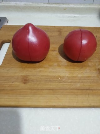 番茄紫菜鸡蛋汤的做法步骤：1